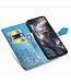 Blauw Mandala Bloem Bookcase Hoesje voor de OnePlus Nord