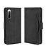 Zwart Wallet Stand Bookcase Hoesje voor de Sony Xperia 10 II