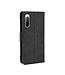 Zwart Wallet Stand Bookcase Hoesje voor de Sony Xperia 10 II