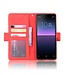 Rood Wallet Stand Bookcase Hoesje voor de Sony Xperia 10 II