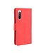 Rood Wallet Stand Bookcase Hoesje voor de Sony Xperia 10 II