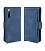 Blauw Wallet Stand Bookcase Hoesje voor de Sony Xperia 10 II