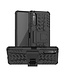 Khazneh Zwart Banden Profiel Hybrid Hoesje voor de Sony Xperia 10 II