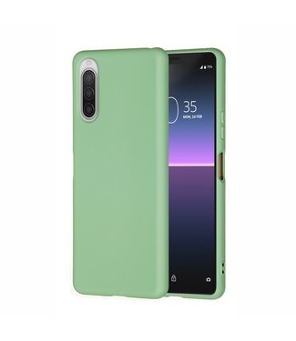 IMAK Mintgroen Siliconen Hoesje Sony Xperia 10 II