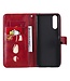 Rood Multifunctioneel Bookcase Hoesje voor de Sony Xperia 10 II