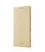 Vili DMX Vili DMX Goud Cross Textuur Bookcase Hoesje voor de Sony Xperia 1 II