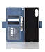 Blauw Multi-Slot Bookcase Hoesje voor de Sony Xperia L4