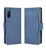 Blauw Multi-Slot Bookcase Hoesje voor de Sony Xperia L4