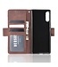 Bruin Wallet Stand Bookcase Hoesje voor de Sony Xperia L4