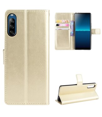 Khazneh Goud Bookcase Hoesje Sony Xperia L4