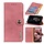Khazneh Roze Wallet Bookcase Hoesje voor de Sony Xperia L4