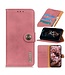 Khazneh Khazneh Roze Wallet Bookcase Hoesje voor de Sony Xperia L4