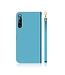 Blauw Mirror Bookcase Hoesje voor de Sony Xperia L4