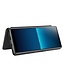 Zwart Carbon Bookcase Hoesje voor de Sony Xperia L4