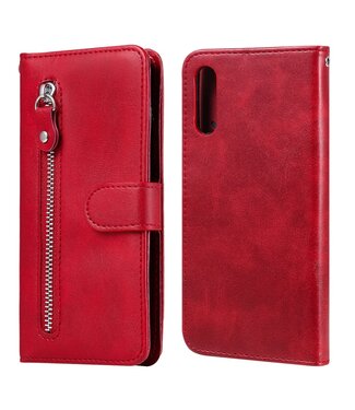 Rood Portemonnee Bookcase Hoesje Sony Xperia L4