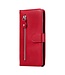 Rood Portemonnee Bookcase Hoesje voor de Sony Xperia L4