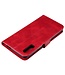 Rood Portemonnee Bookcase Hoesje voor de Sony Xperia L4