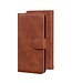 Bruin Wallet Stand Bookcase Hoesje voor de Sony Xperia L4