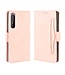 Roze Multi-Slot Bookcase Hoesje voor de Sony Xperia 5 II