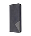 Zwart Wallet Stand Bookcase Hoesje voor de LG K61