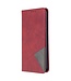 Rood Wallet Stand Bookcase Hoesje voor de LG K61