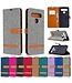 Grijs Jeans Bookcase Hoesje voor de LG K61