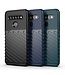 Zwart Twill Textuur TPU Hoesje voor de LG K61