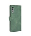 Groen Effen Bookcase Hoesje voor de LG Velvet