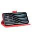 Rood Pasjeshouder Bookcase Hoesje voor de HTC Desire 20 Pro