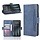 Blauw Wallet Bookcase Hoesje voor de HTC Desire 20 Pro