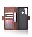 Bruin Wallet Bookcase Hoesje voor de HTC Desire 20 Pro