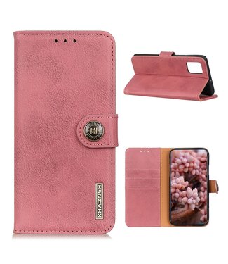Khazneh Roze Wallet Stand Bookcase Hoesje OnePlus 8T