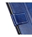 Blauw Lederen Bookcase Hoesje voor de iPhone 12 mini