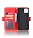 Rood Pasjeshouder Bookcase Hoesje voor de iPhone 12 mini