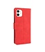 Rood Pasjeshouder Bookcase Hoesje voor de iPhone 12 mini