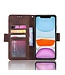 Bruin Pasjeshouder Bookcase Hoesje voor de iPhone 12 mini