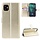 Goud Wallet Bookcase Hoesje voor de iPhone 12 mini