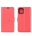 Rood Litchee Bookcase Hoesje voor de iPhone 12 mini