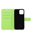 Groen Litchee Bookcase Hoesje voor de iPhone 12 mini