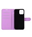 Paars Litchee Bookcase Hoesje voor de iPhone 12 mini