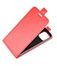 Rood Flipcase Hoesje voor de iPhone 12 mini