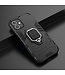 Zwart Ring Kickstand Hybrid Hoesje voor de iPhone 12 mini