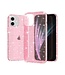 Roze Glitter Hybrid Hoesje voor de iPhone 12 mini