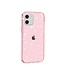 Roze Glitter Hybrid Hoesje voor de iPhone 12 mini