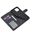 LC.IMEEKE LC.IMEEKE Zwart Wallet Bookcase Hoesje voor de iPhone 12 mini