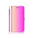 Roze Mirror Bookcase Hoesje voor de iPhone 12 mini