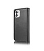 DG.Ming Zwart 2-in-1 Bookcase Hoesje voor de iPhone 12 mini
