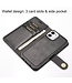 DG.Ming Zwart 2-in-1 Bookcase Hoesje voor de iPhone 12 mini