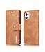 DG.Ming Bruin 2-in-1 Bookcase Hoesje voor de iPhone 12 mini