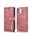 DG.Ming Rood 2-in-1 Bookcase Hoesje voor de iPhone 12 mini